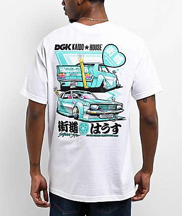 DGK x Kaido House Zokusha White T-Shirt - 