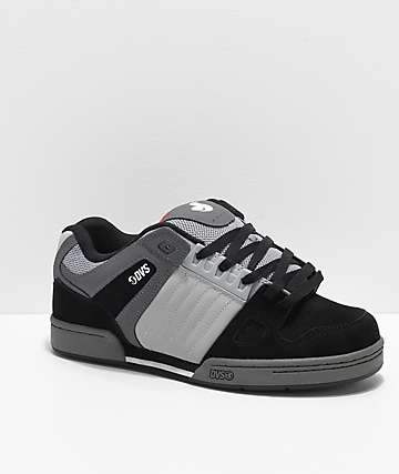 DVS Celsius zapatos de skate negros, grises, blancos y rojos
