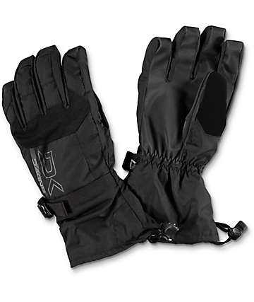 black snow gloves