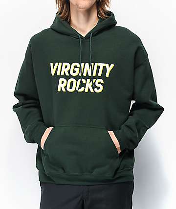 maroon virginity rocks hoodie