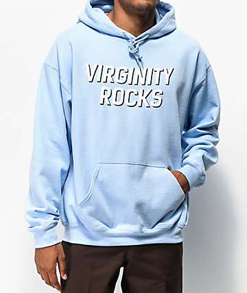 Virginity rocks hoodie grey sale