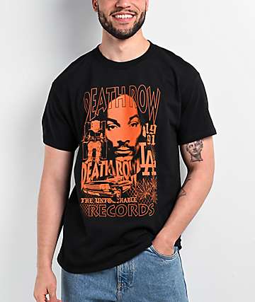Death Row Snoop Dogg Photographic Black T-Shirt | Zumiez
