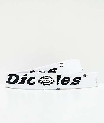 Dickies Script White & Black Web Belt - 