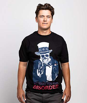 Disorder Space Black T-Shirt | Zumiez
