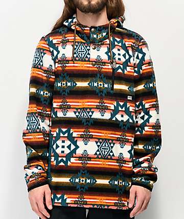 Dravus Mckinnley chaqueta de polar técnico marrón y blanco