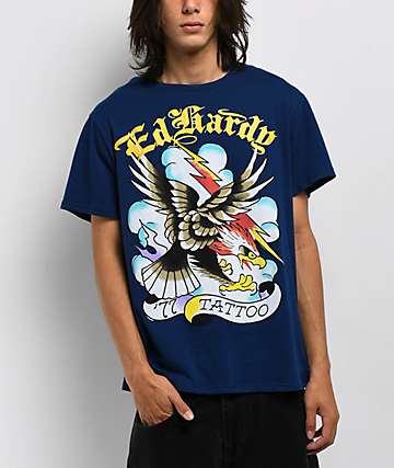 Ed Hardy Floral Panther Pink T-Shirt | Zumiez