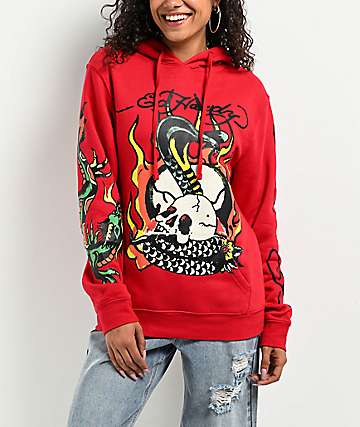 Ed Hardy Panther Snake Black T-Shirt