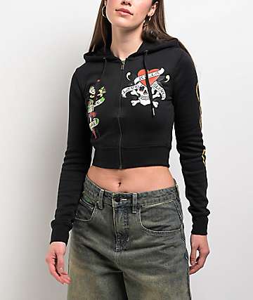 Ed Hardy Japan Wolf Vintage Black T-Shirt | Zumiez