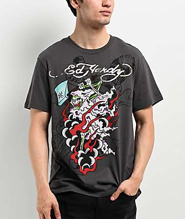 Ed Hardy Flashboard Black Lanyard