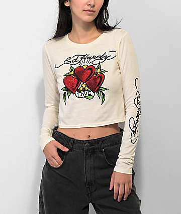 Ed Hardy Screaming Tiger Olive T-Shirt