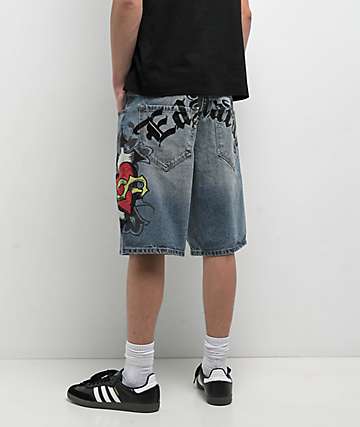 Ed Hardy Dragon Wings Black Crop T-Shirt