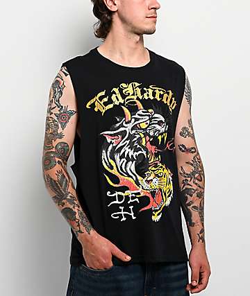 Ed Hardy Love Kills Slowly Heart Ivory Crop Zip Hoodie
