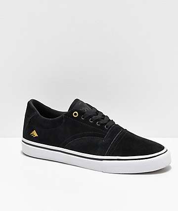 Emerica Provider zapatos de skate en negro, blanco y dorado