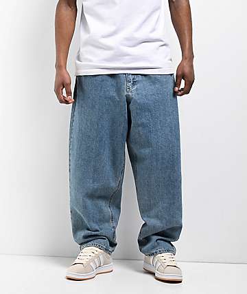 Empyre Blake Blue Wash Ultra Loose Skate Jeans - 