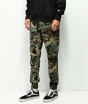 Empyre Creager pantalones joggers de camuflaje con pretina elástica