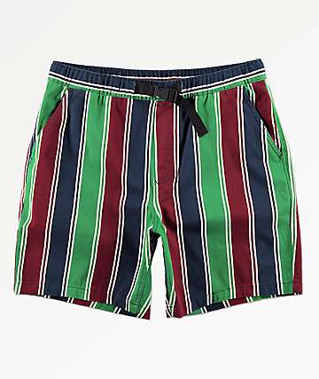 Empyre Dixon shorts de cintura elástica de rayas verticales