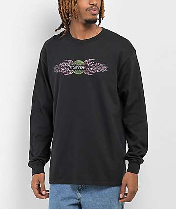 Empyre Global Rave Black Long Sleeve T-Shirt - 