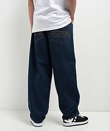 Empyre Kids Evening Blue Washed Ultra Loose Denim Jeans - 