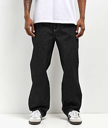 Empyre Loose Fit Black Corduroy Skate Pants
