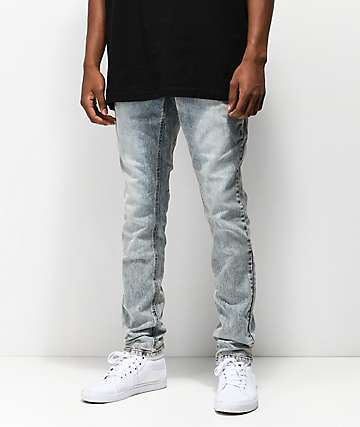 Empyre Recoil Brett jeans súper ajustados con lavado azul claro