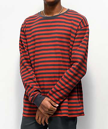 Empyre Standard camiseta de manga larga roja y azul marino