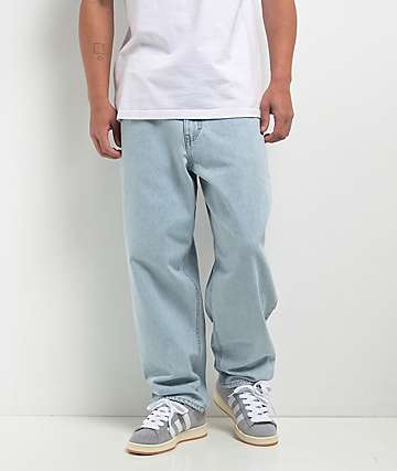 【Anyone more】Pori Gray Green Loose Fit Denim Pants Anyone more】Pori Gray Green Loose Fit Denim Pants (Anyone