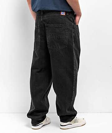 Empyre Ultra Loose Fit Shmutz Black Wash Skate Jeans - 