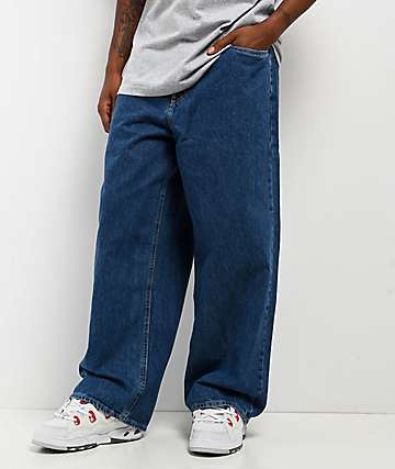Empyre Colby Loose Fit Denim Skate Shorts