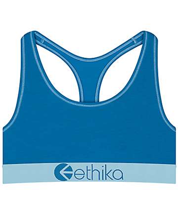 Underwear  ETHIKA Womens Only Exotics Sports Bra Blue > Henner Diekmann