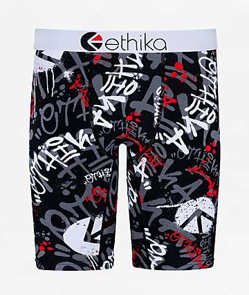 Ethika Bomber Fam Wall Blue Boxer Briefs