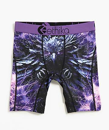 Ethika Chrome Wolf Boxer Briefs | Zumiez