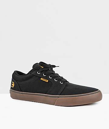 Etnies Barge LS Green & Black Skate Shoes | Zumiez