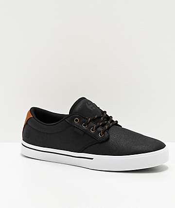 Etnies Jameson 2 Eco zapatos de skate negros y dorados