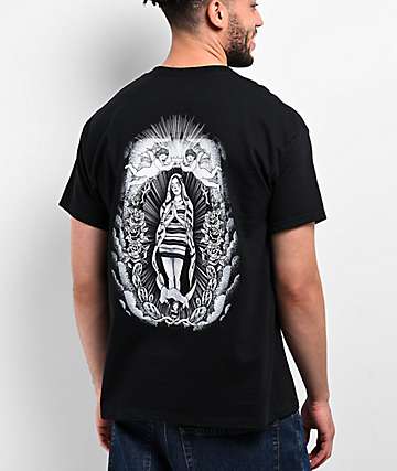 FB County Bold Embroidery Black Hoodie