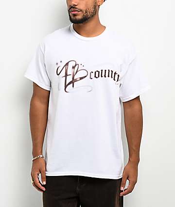 FB County Bold Embroidery Black Hoodie