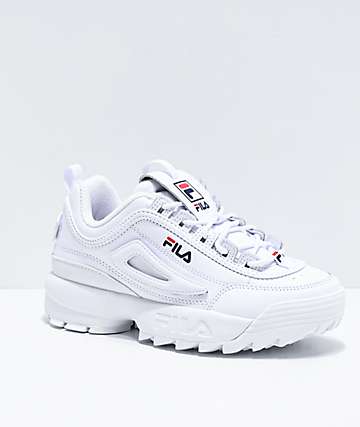 fila shoes for men white