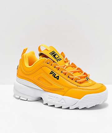 Yellow Fila Shoes, Fila Clothing 
