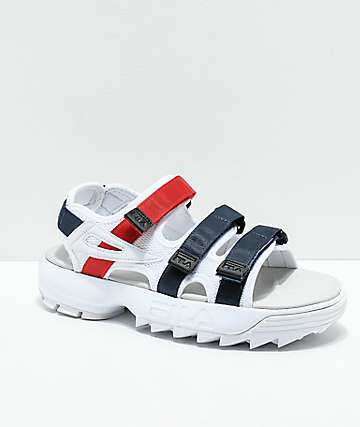 chanclas fila amarillas