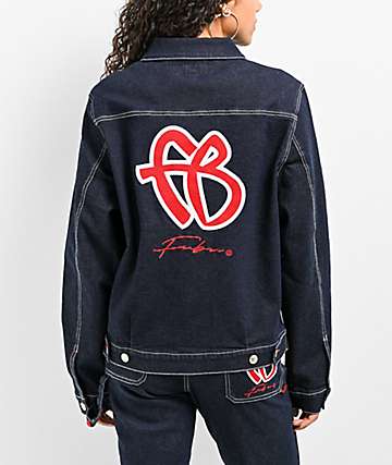 FUBU Classic Dark Blue Double Knee Carpenter Jeans