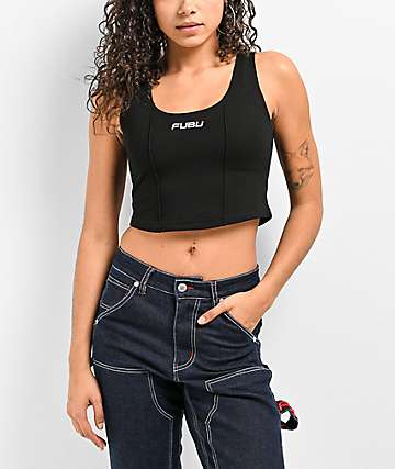 FUBU Classic Dark Blue Double Knee Carpenter Jeans