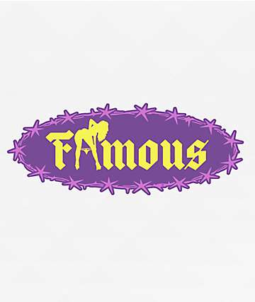 Famous Stars & Straps BOH Skully White & Magenta Beanie