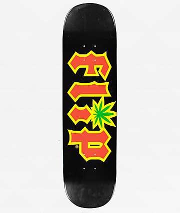 Deck Skateboard Flip Monopatín Team HKD - Misura 8.13" X 32.0", Colore Rosso, Tabella Per Skate Completo