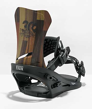 FLUX PR Black Snowboard Bindings | Zumiez