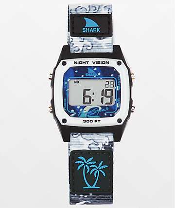 Freestyle x Luke Davis Shark Classic Clip White Wave Digital Watch