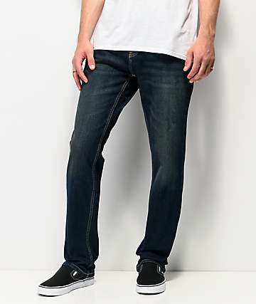 Freeworld Night Train jeans de mezclilla elástica con lavado sucio