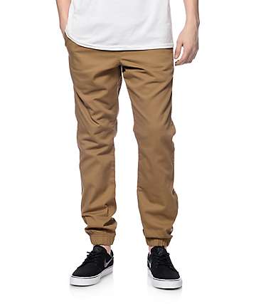 dark khaki joggers