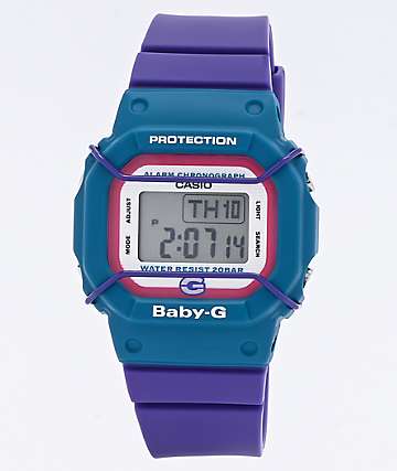 G-Shock Baby-G 25th Anniversary reloj digital azul y morado