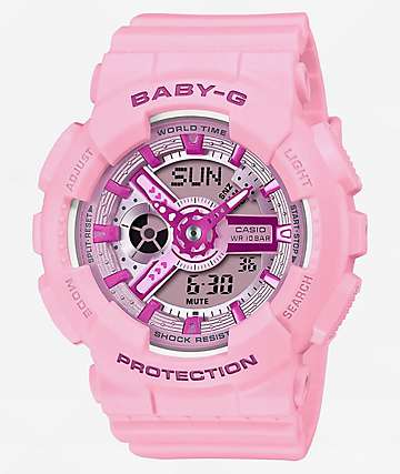 G Shock Baby G BG 169PB 4 Peach Digital Watch Zumiez