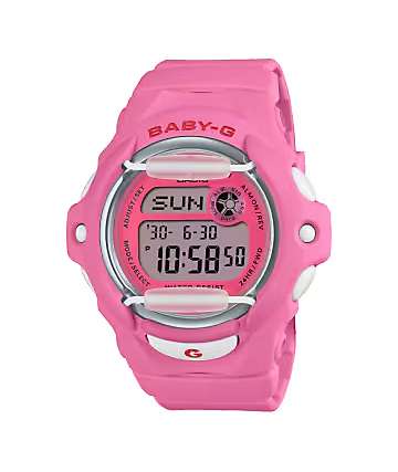 G-Shock Baby-G GD565SJ-7 Transparent Pink Digital Watch | Zumiez