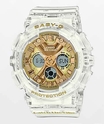 skeleton gold g shock
